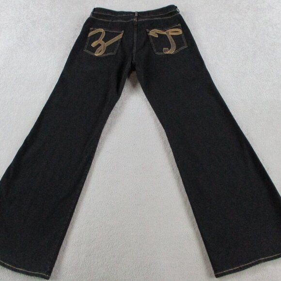 Zendaya x Tommy Hilfiger Jeans Womens 33/32 Black Flare Boot High Waisted Pants - Picture 3 of 13